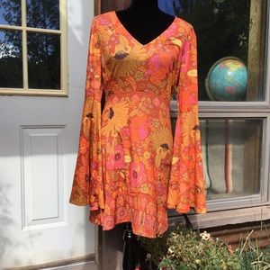 Floral 60’s Mini Dress